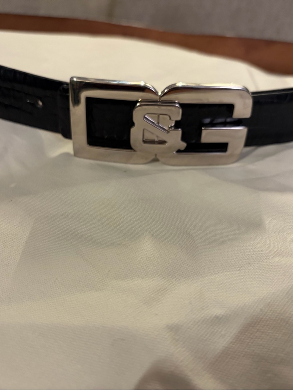 Dolche&Gabbana Men's Black Leather Belt - Picture 10 of 11